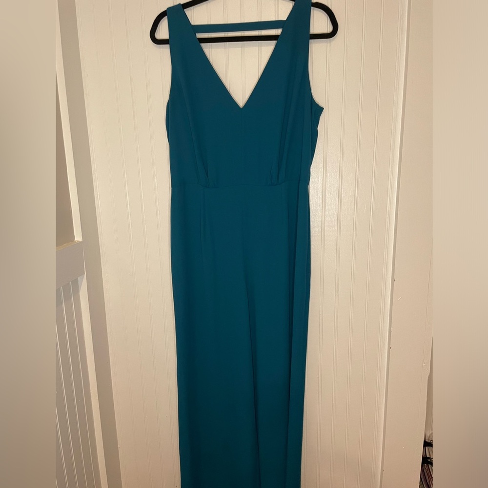 BCBGMAXAZRIA blue jumpsuit